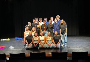 Die Gruppe der IGS Selters bei der Generalprobe